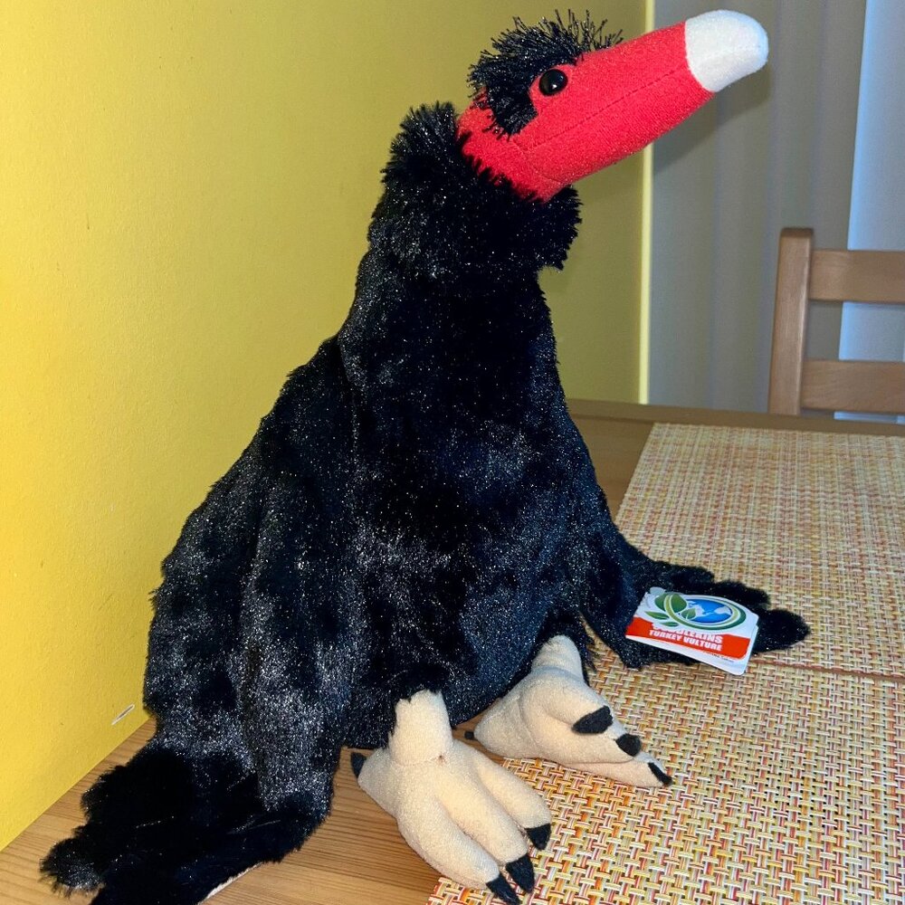 Turkey Vulture by Wild Republic - Cuddlekins - 12” Tall - NEW WITH TAGS